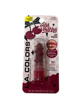 LA Colors Very Cherry Lip Balm Pink Tint Hydrating